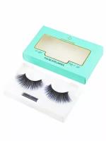 Luxury Lashes Накладные ресницы омбре синие с клеем