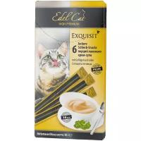 Лакомство Edel Cat Крем-суп для кошек с птицей и печенью 6шт 1001876