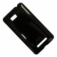 Чехол для HTC One SU (T528w) задняя крышка пластик лакированный SGP Case Ultra Slider <черный>