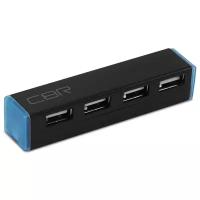 CBR CH 135 USB-концентратор, 4 порта. Поддержка Plug&Play. Длина провода 4,5см