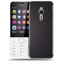 Дизайнерский силиконовый чехол для Nokia 230 Металл