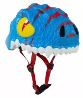 Шлем - Crazy Safety - размер S-M (49-55 см) - Blue Dragon/синий дракон - защитный - велосипедный - велошлем - детский