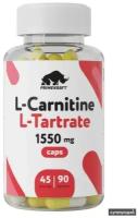 Жиросжигатель в капсулах PRIMEKRAFT L-Carnitine L-Tartrate 1550 mg (90 капсул, 45 порций) / Л-карнитин / Таблетки для похудения