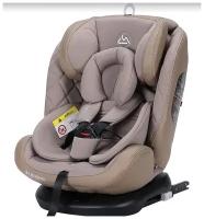 Автокресло поворотное Luxmom, 0-36кг Isofix (0-12лет), бежевый