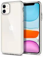 Гибридный чехол SPIGEN для iPhone 11 - Ultra Hybrid - Кристально прозрачный - 076CS27185