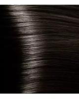 Крем-краска для волос с гиалуроновой кислотой Kapous «Hyaluronic Acid», 4.12 Коричневый табачный, 100 мл