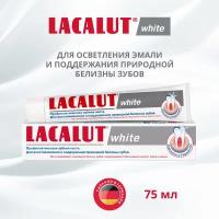 Lacalut white, профилактическая зубная паста, 75 мл