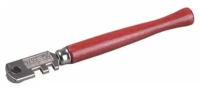 Стеклорез JOBO роликовый, 6 режущих элементов, с деревянной ручкой 3365