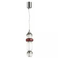 4826/18L PENDANT ODL21 261 хром/дымчатый/бордо/прозрачный Подвес LED 18W BEANS