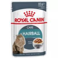 Влажный корм для кошек Royal Canin для вывода шерсти (кусочки в соусе)