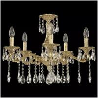 Люстра Bohemia Ivele Crystal 72102/5/175 A G, E14, 200 Вт, кол-во ламп: 5 шт., цвет арматуры: золотой