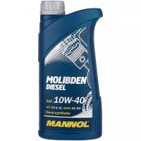 Полусинтетическое моторное масло Mannol Molibden Diesel 10W-40