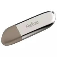 USB Флеш-накопитель Netac U352 NT03U352N-128G-30PN 128 ГБ, серебристый