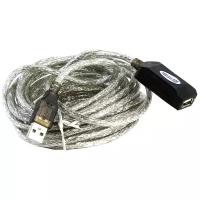 Удлинитель Aopen USB - USB (ACU823), 5 м, бесцветный