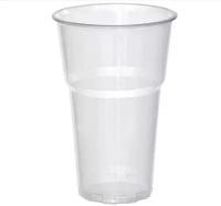 Одноразовые стаканы 50 шт, 500 мл, пластиковые