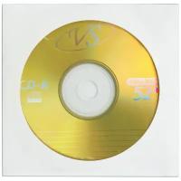 Диск CD-R VS, 700 Mb, 52х, бумажный конверт