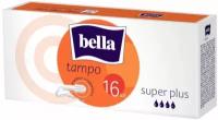 Тампоны без аппликатора Bella Super Plus 4 капель 16 шт