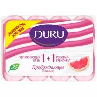 Мыло туалетное Duru Soft Sensation (1+1) Розовый грейпфрут эконом пак 4*80 г