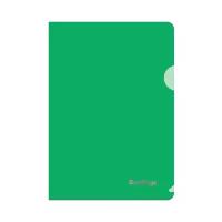 Berlingo Папка-уголок А5, 180 мкм, пластик, зеленый