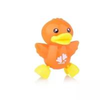 Игрушка для ванной Junfa toys Уточка, BF1102A, оранжевый/желтый