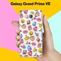 Силиконовый чехол на Samsung Galaxy Grand Prime VE Узорчик / для Самсунг Галакси Гранд Прайм ВЕ Дуос