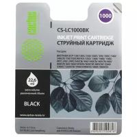 Картридж cactus CS-LC1000BK, 500 стр, черный