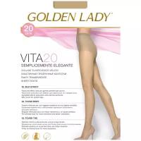 Колготки Golden Lady Vita, 20 den, размер 5, бежевый, серый