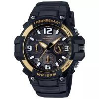 Наручные часы CASIO Collection MCW-100H-9A2, черный, золотой