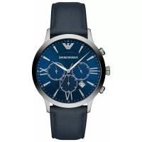 Наручные часы EMPORIO ARMANI AR11226 мужские, кварцевые, хронограф, секундомер, водонепроницаемые, подсветка стрелок