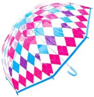 Зонт-трость Mary Poppins, механика, купол 92 см., прозрачный