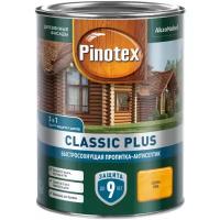 PINOTEX CLASSIC PLUS пропитка-антисептик быстросохнущая 3 в 1, сосна (0,9л)