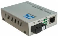 Медиаконвертер GIGALINK, RJ-45x1 Гбит/с, SCx1 Гбит/с, 20 км (GL-MC-UTPF-SC1G-18SM-1550-N)