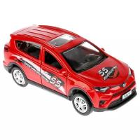 Внедорожник ТЕХНОПАРК Toyota RAV4 Спорт RAV4-S 1:32, 12 см, красный