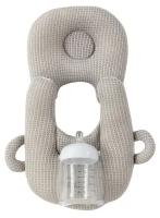 Подушка для новорожденных PUDCOCO, для кормления младенцев с фиксированной бутылочкой и двойными ушками