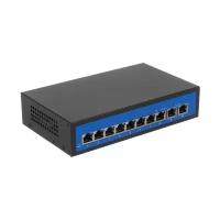 POE-коммутатор 8-канальный, гигабитный, 2xRJ45 UPLINK, POE-A, 120Вт | ORIENT SWP-7508POE/2P PS GE