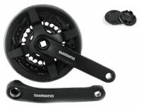 Система Shimano TY301, 175мм, 42/34/24, с защитой, черн, б/уп