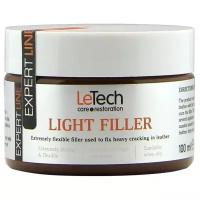 Жидкая кожа, заполнитель трещин и потертостей на коже, коричневый, LeTech, Leather Light Filler Dark Brown, 100ml