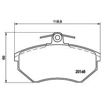 TRIALLI PF4160 Колодки тормозные передние к-кт