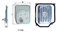 Фильтр Акпп MAHLEKNECHT HX147KIT1