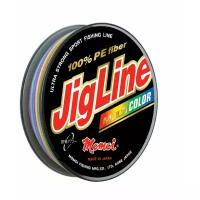 Плетеный шнур Jigline Multicolor 100 м, 0,30 мм