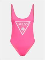 Слитный купальник GUESS, размер 42/XS, розовый