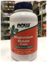 NOW Magnesium Malate Caps Магний Малат 95 мг (180 капсул)