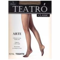 Колготки TEATRO Arte, 2 шт., размер 3-4, бежевый