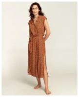 Женское Миди Платье-Рубашка Little Flirt, Цвет коричневый, Размер S
