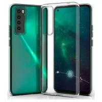 Ультратонкий силиконовый чехол для телефона Huawei Nova 7 / Прозрачный защитный чехол для Хуавей Нова 7 / Premium силикон накладка