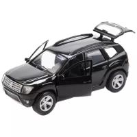 Металлический транспорт Технопарк Машина металлическая Renault Duster, 12 см, открывающиеся двери, инерционная, цвет чёрный