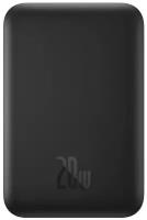 Внешний аккумулятор с поддержкой беспроводной зарядки Xiaomi Baseus Magnetic Wireless Charging Power Bank 6000 mAh 20W Black (PPCXM06)