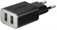 СЗУ Deppa Wall Charger 2 USB 2.4A Black (арт.11380)