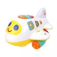 Развивающая игрушка Play Smart Расти, малыш Крошка самолет 7724, белый/желтый/зеленый