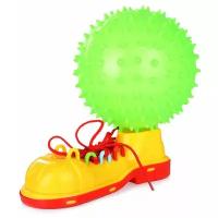 Развивающая игрушка Knopa набор №1 Мяч и ботинок (87023/87028), зеленый/желтый